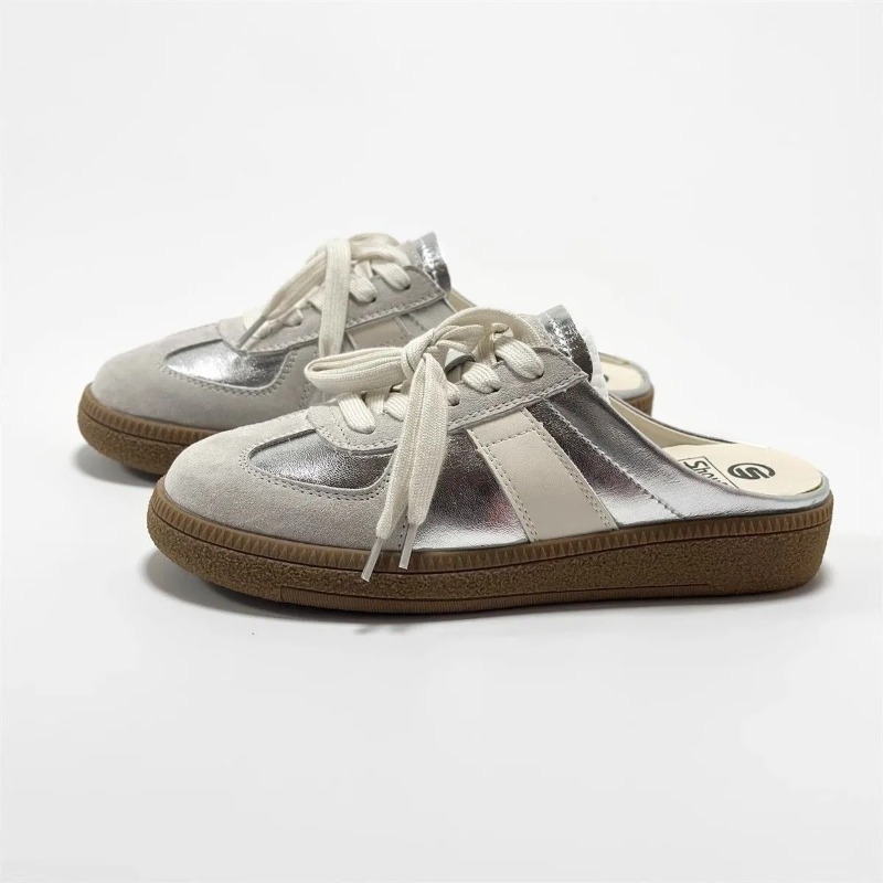 Vrouwen Canvas Muiltjes Schoenen Klassieke Loafers Vrouw Slipper Comfortabele Slip-On Klompen Rond Neus Wandelen Sneakers Lui Vrouwelijk Schoeisel