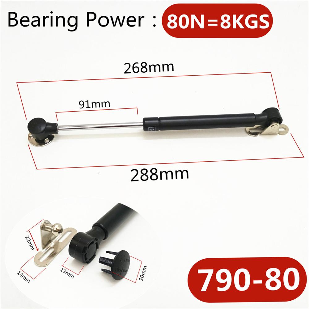 2 teile/los Tür Aufzug Pneumatische Unterstützung Hydraulische Gas Frühling Bleiben Strebe für Schrank Tür Aufzug Halten Pneumatische Hardware-