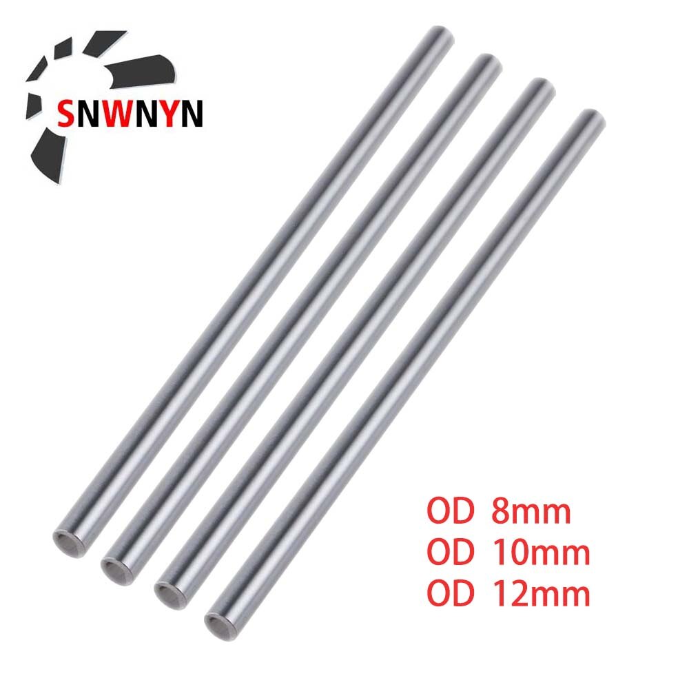2 Stks/set Lineaire Optische As Od 8Mm 10Mm 12Mm As Cilinder Lineaire Rail Gladde Ronde Staaf Lengte 300-600Mm Voor 3D Printer Onderdelen