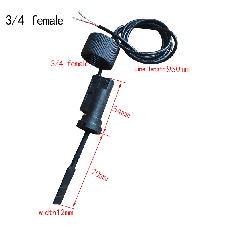 water flow sensor switch water flow meter flowmeter water flow paddle switch circuit protection switch male female 1/2 3/4