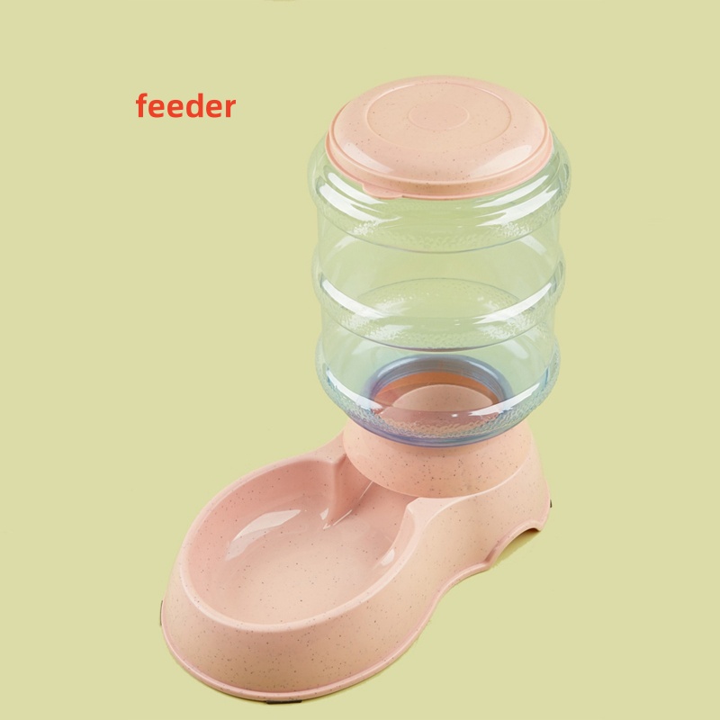 Distributeur d'eau de grande capacité pour animaux de compagnie, alimentation automatique pour chien, bol de nourriture pour petit chien, dispositif de bouteille de simulation, fournitures pour animaux de compagnie, 3,8 L: Bleu