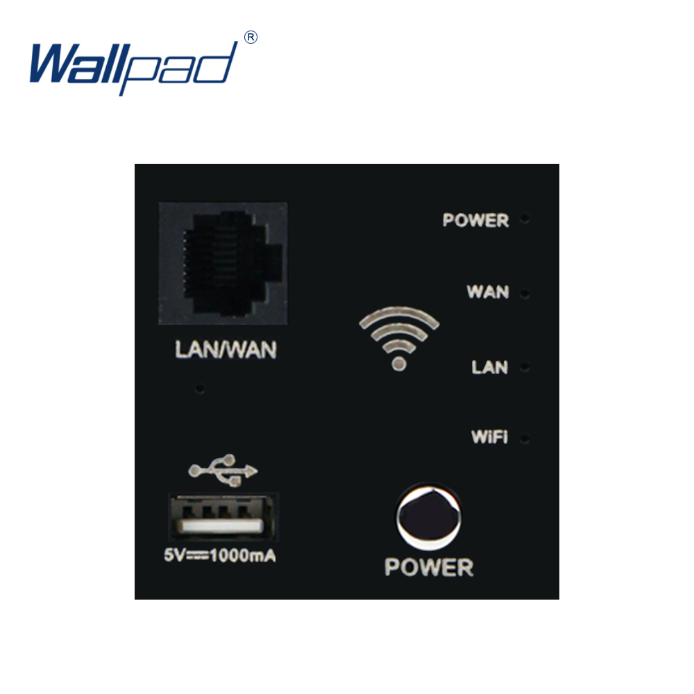 Wallpad wall embedded router wifi repeater usb oplader funktionstast til moduler kun 55*55mm