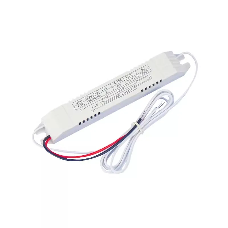 Ballast Fluorescent Electronic Ballast for Fluorescent Lamps Bulb 20-40W 220V/AC for Headlight of T8 дроссель для лампы