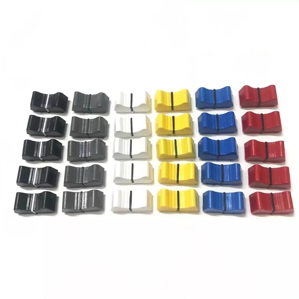 30pcs t-type Mixer potenziometro Fader manopola Cap per YAMAHA Allen SOUNDCRAFT / L25MM W11MM H9MM