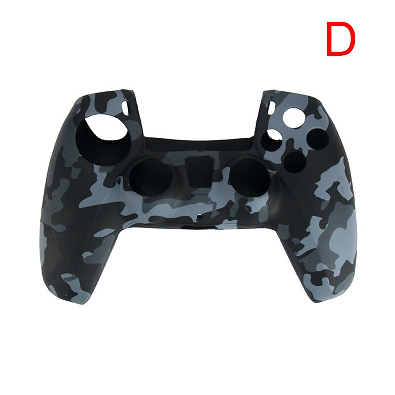 Handle Sleeve Silicone Cover Dustproof Protective Case for PS5 Controller: D