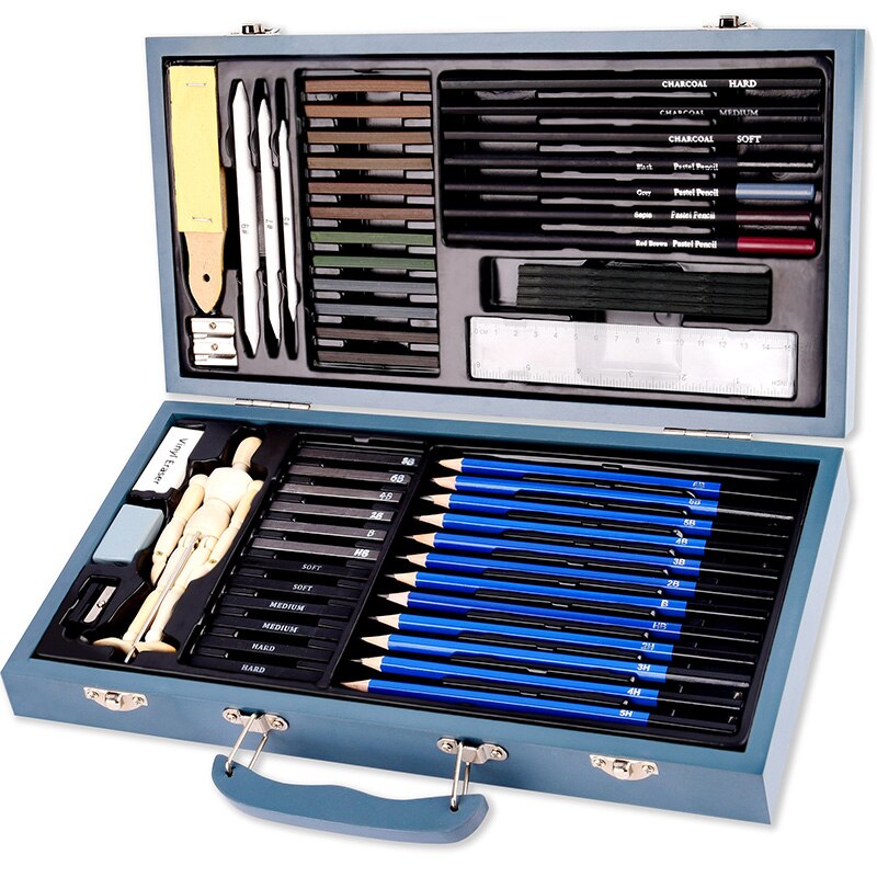 Schets Lab 60 Stks/set Professionele Schets Potlood Houtskool... – Grandado