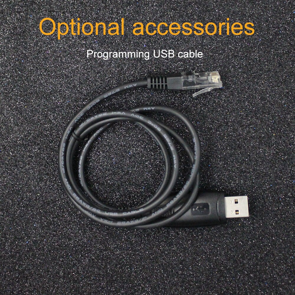 Cabo de programação USB apto para BAOJIE BJ-318 BJ218 136-174 & 400-490MHz woki toki em Dois Sentidos rádio