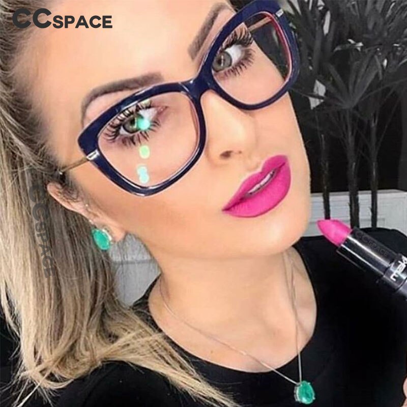 45173 Ladies Cat Eye Glasses Frames Square Women Optical EyeGlasses Eyewear