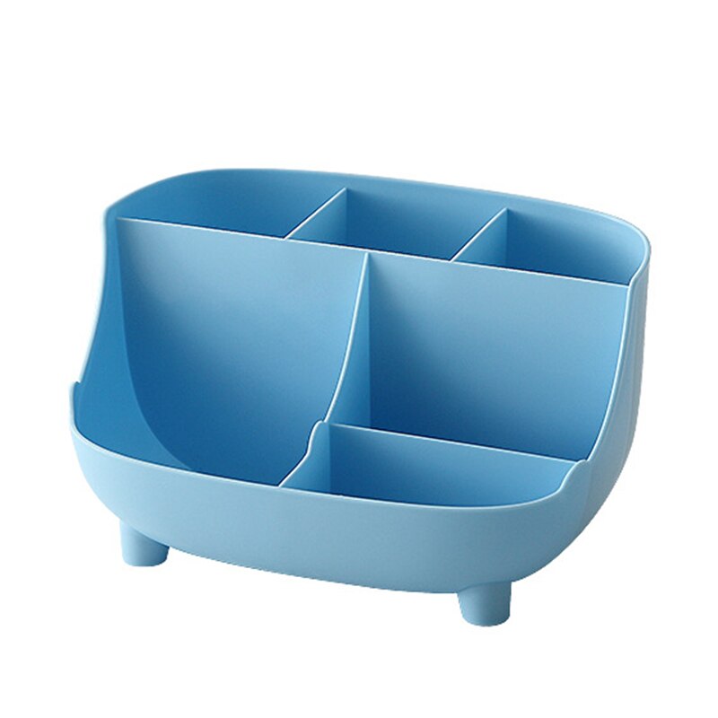 Desktop Storage Organizer for Stationery Storage with 6 Compartments Organizer Office Workspace Desktop Keeping Neat Tools: Blue