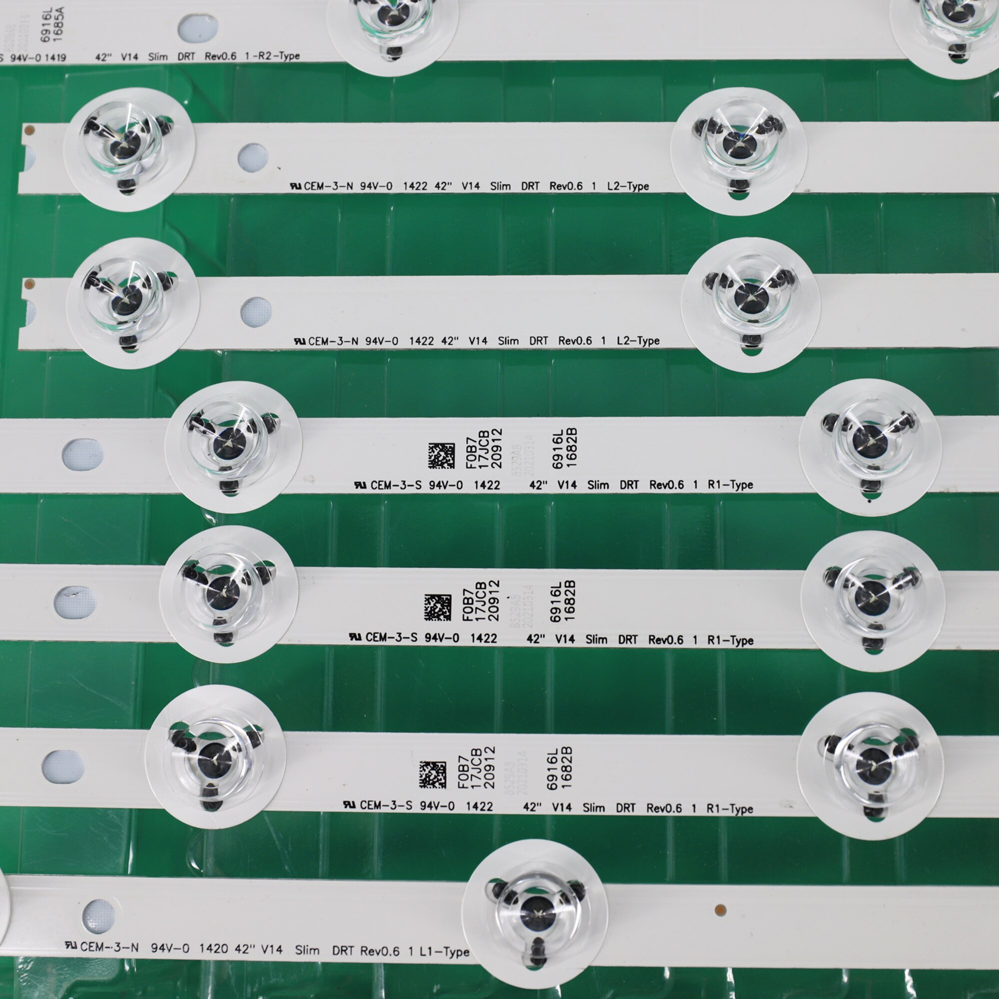 LED-hintergrundbeleuchtung streifen für LG 42LB670V 42LB671V 42LB673V 42LB675V 42LB677V 42LB679V 42LB700V 42LB730V 42LB731V 42LB720V