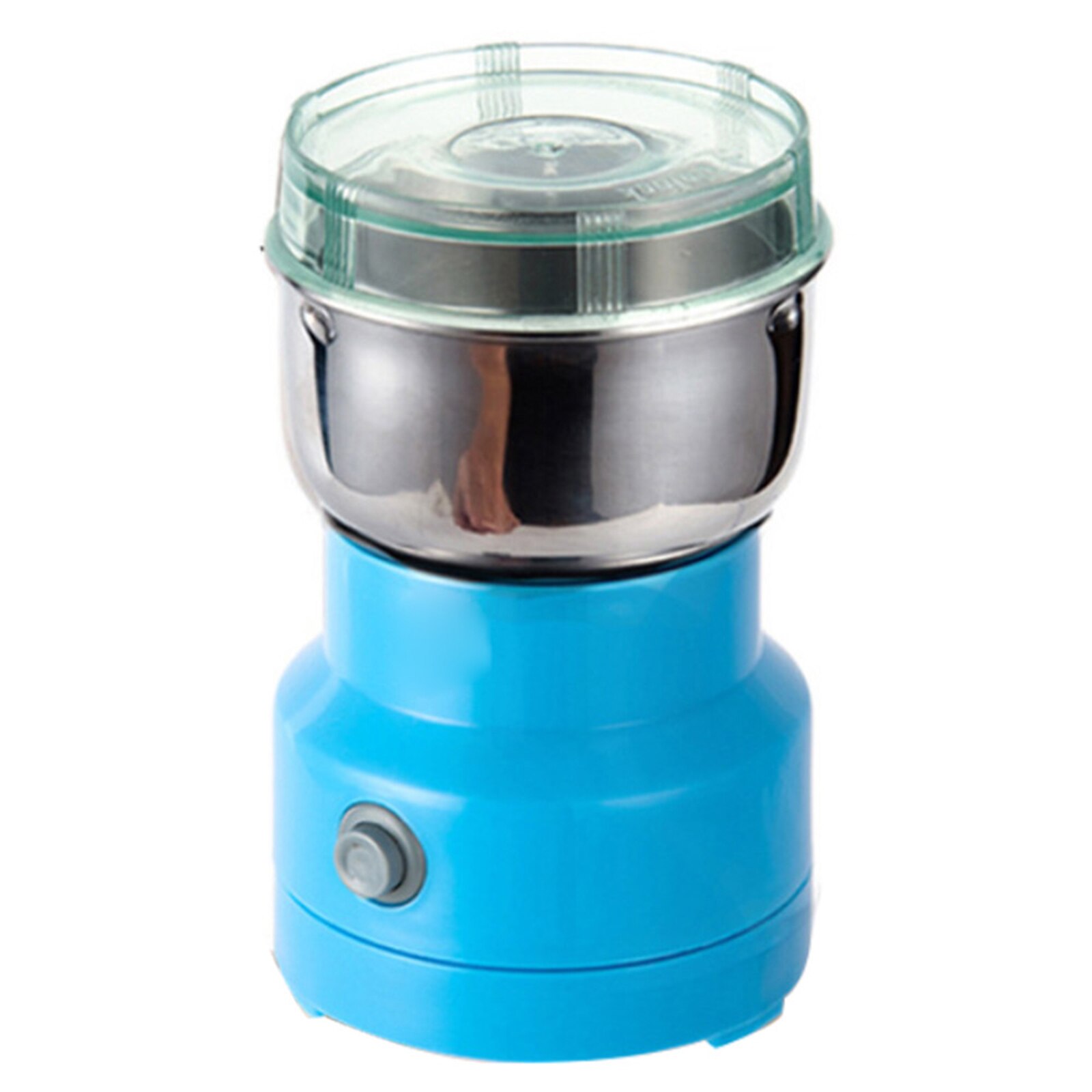 Electric Food Chopper Food Chopper Grinder Grain Crusher Grinding Machine BLue Color Chinese Herbal Medicine Rock Sugar Grinder: Blue UK Plug