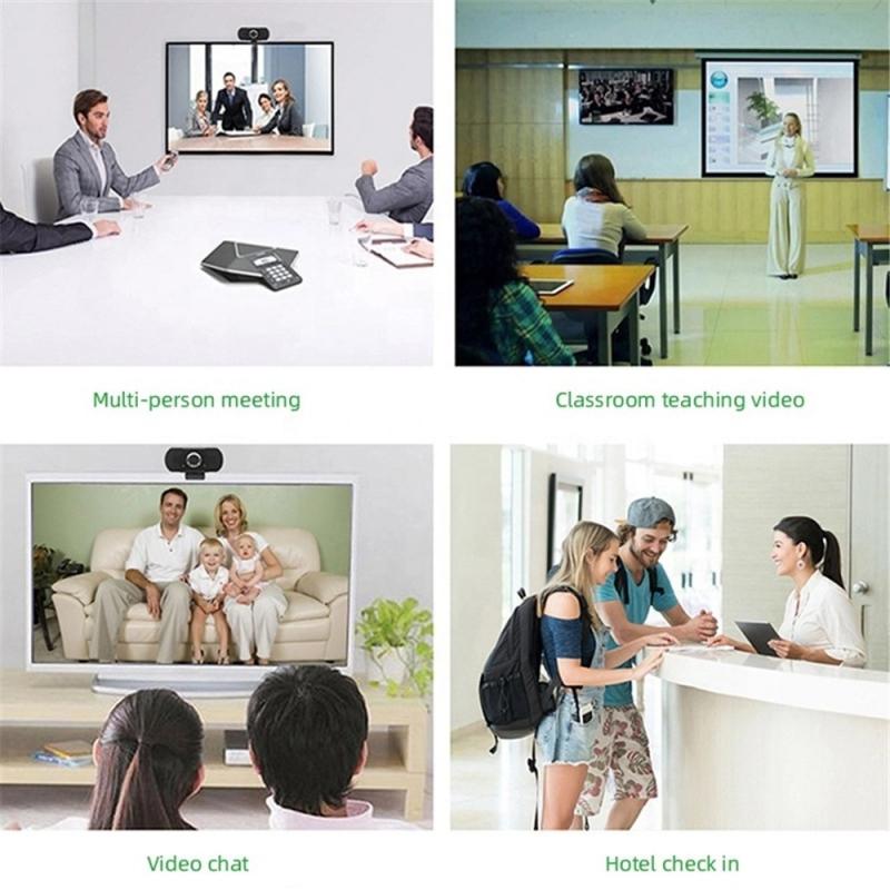 Nuova Webcam 1080P Web Camera Full HD con luce di riempimento a LED microfono spina USB Web Cam per PC Computer Mac Laptop Desktop Camera