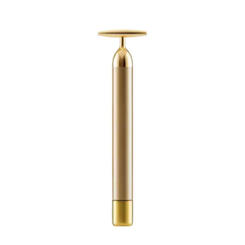 24K Gold Facial Massager Slimming Facial Skin Beauty Bar Pulse Firming Face Massage Lift Tightening Wrinkle Bar: Default Title