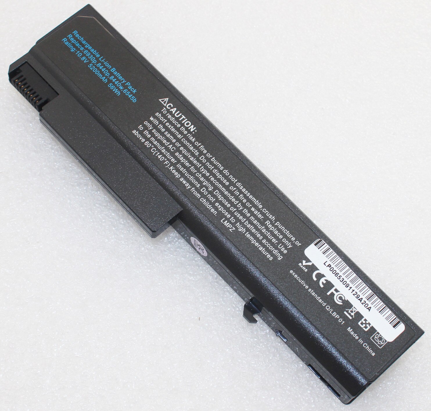 Akku hp compaqille 6530b 6535b 6730b 6735b elitebook 6930p 8440p 8440w 6440b 6445b 6540b 6545b kannettava tietokone 458640-542 hstnn -ub68