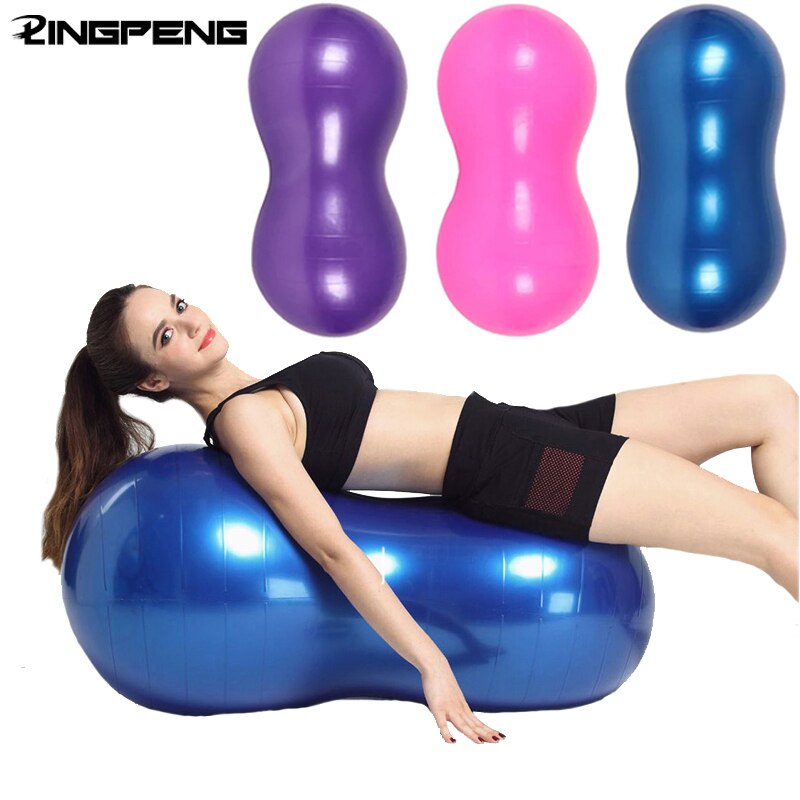 Palla antideflagrante forma di arachidi fitness yoga palla attrezzature per l&#39;allenamento fitness palla fitness equilibrio aerobico palla Pilates
