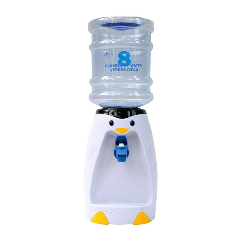Distributeur d'eau QueenTime forme pingouin Mini distributeur de boissons avec réservoir d'eau pour distributeur d'eau à la maison pour le bureau de l'école pas de chaleur