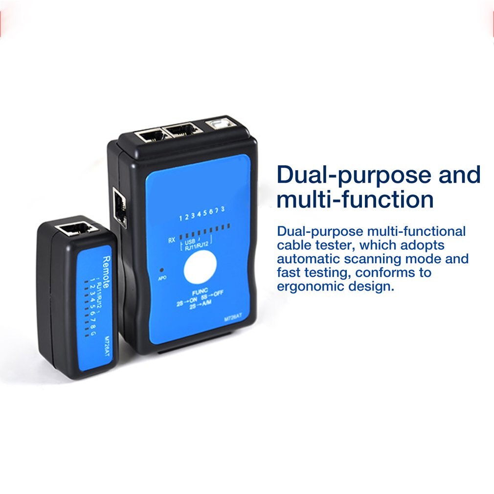 Dual-Use Network Tester Network Cable Tester Usb Tester Cable Telephone Line Tester Multi-Function Tester