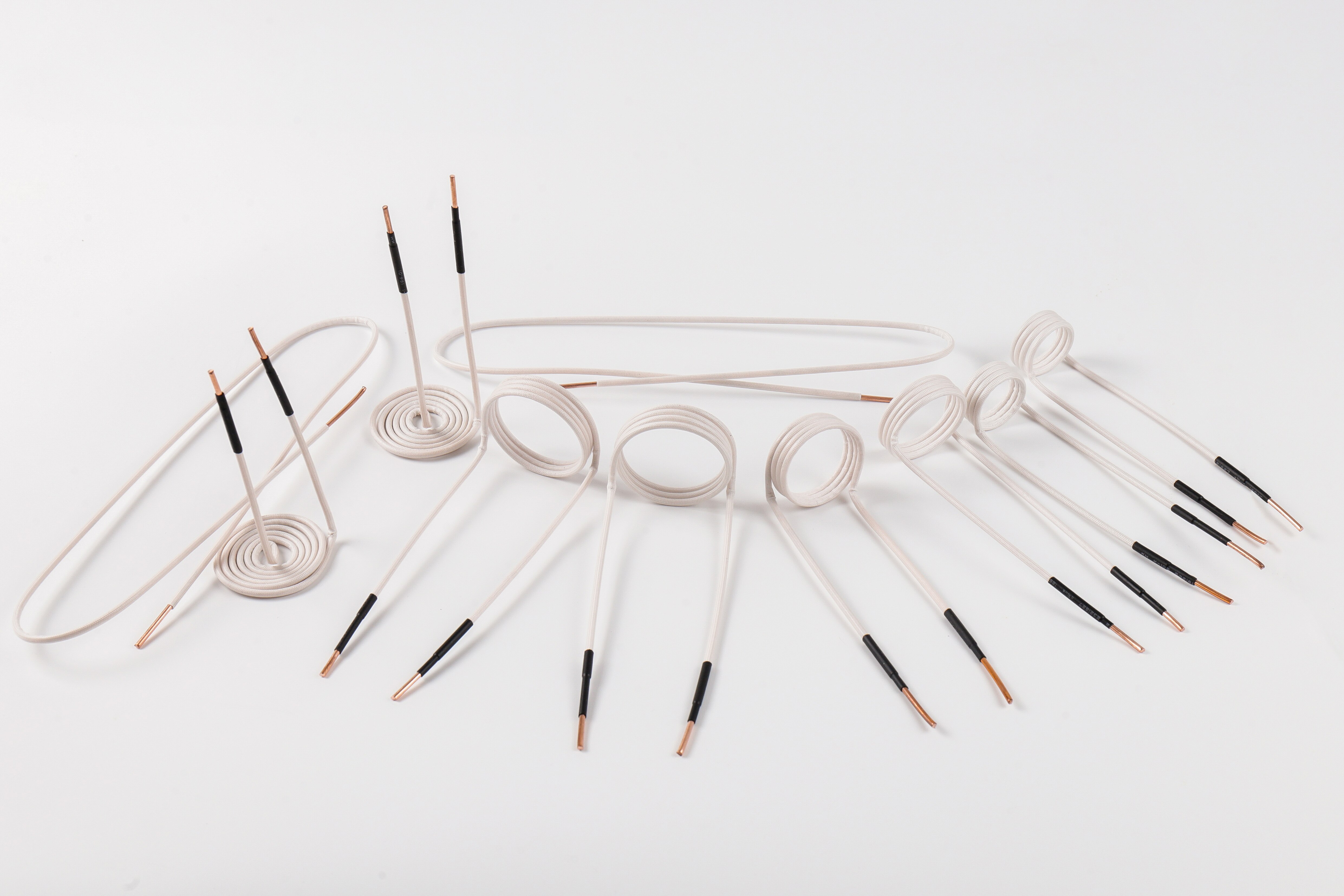 10Pcs Magnetic Heater DIY Induction Coils 30mm/40/50/750 Induction Coil Kits Flameless Heat Accessories