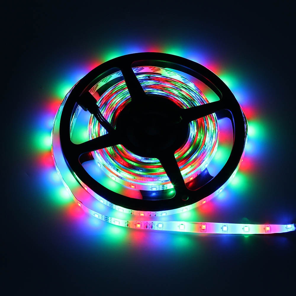 High Bright SMD LED Strip Waterproof 5M 300LED DC 12V LED Light Strips Flexible Tape RGB /Warm/White/Blue/Red/Green/Pink: RGB / NON Waterproof IP20