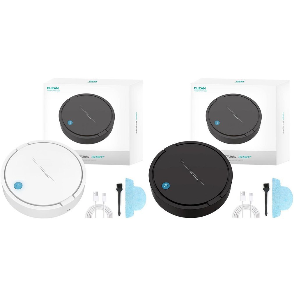 Smart Robot Vacuum Cleaner USB Rechargeable Automatic Sweeping Mopping Robotic Vacuum Cleaner Machine