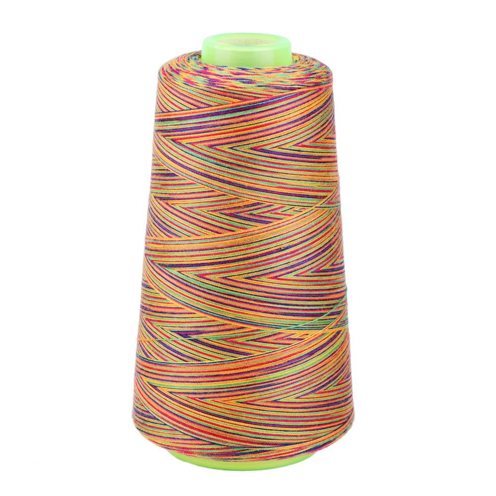 5Pcs Rainbow Color Sewing Threads Embroidery Sewing Thread Kit DIY Quilting Yarn Thread Craft Home Sewing Accessories: CHERRY PURPLE