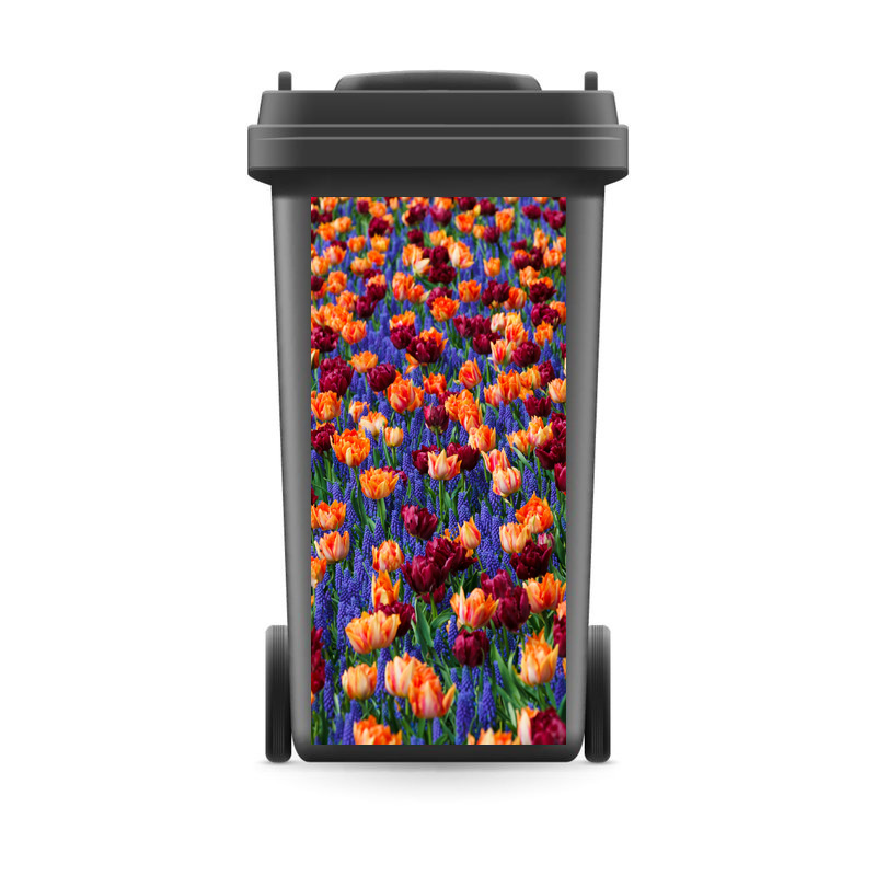 Modern Rubbish Bin Sticker Vinyl Removable Sticker Decals Ktichen Accessories Wall Stickers 120liter 240liter: 6 / 37x82cm(For240liter)