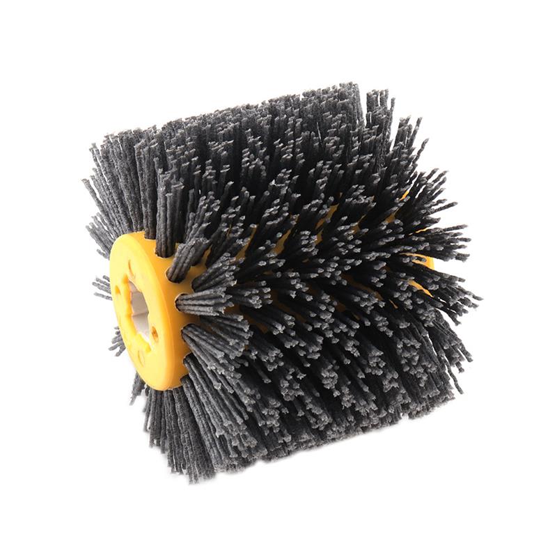 Nylon Abrasive Wire Drum Polishing Wheel Electric Brush For Woodworking Metalworking P80/120/180/240/320/600