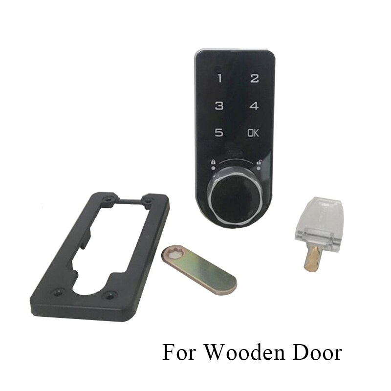 Electric Touch Keypad Password Code Number Cabinet Drawer Lock With Key For cabinet drawer Mailbox access control: For wooden door