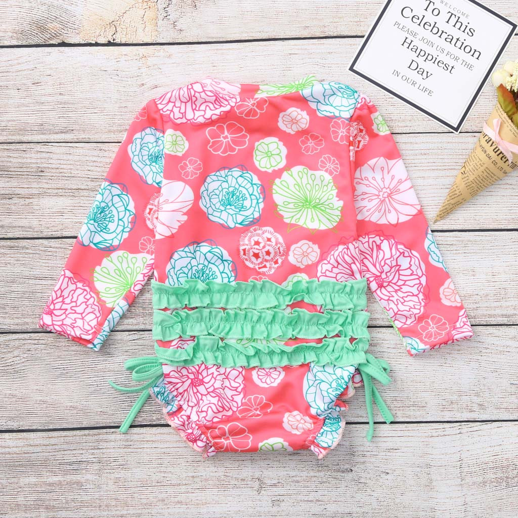 6M-3Y Girls swimwear Brand Summer Girls Swimsuit one piece children Beachwear Bathing Suits Traje de bano para ninas Feb 6th