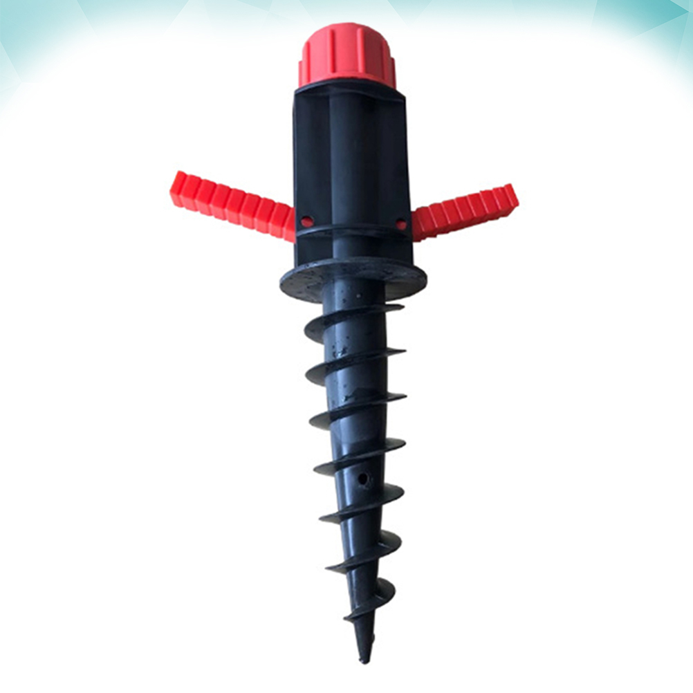 Sun Umbrella Anchor with Folding Handle Beach Sand Grabber for Fishing Rod Holder