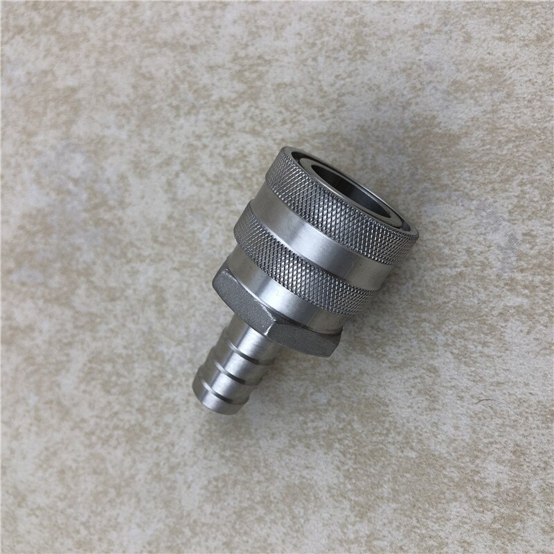 Stainless Female Quick Disconnect Set, Homebrew Fitting, 1/2"barb and 1/2"NPT beer Quick Disconnect for home brewring