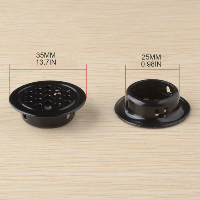 Garderobe Kast Mesh Gat Rvs Louvre Air Vent Ventilatie Cover Set