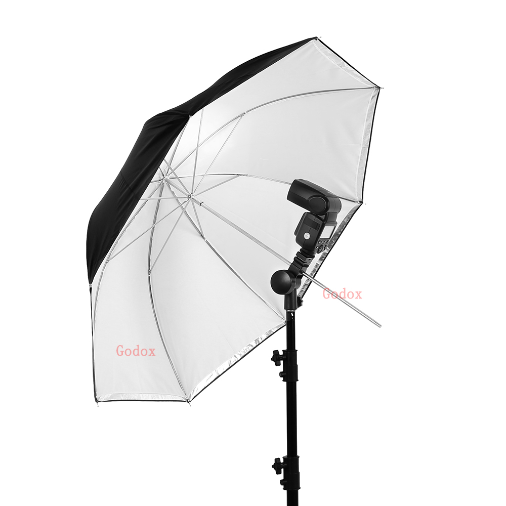 Godox 33&quot; 84cm Double Layers Reflective and Translucent Black White Umbrella for Studio Flash Strobe Lighting