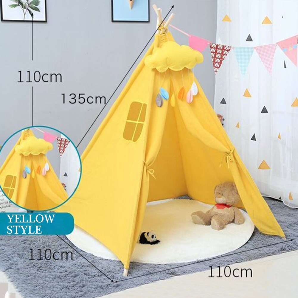 Bambini Tende di Tela Triangolo Tepee Cartone Animato In Uscita Giocattoli Per Bambini Tenda Indoor Per Bambini della Casa del Gioco Portatile Pieghevole Gioco Teepee: WJ3688A