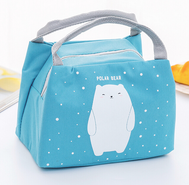 Cute Women Ladies Girls Kids Portable Insulated Lunch Bag Box Picnic Tote Cooler Lunch Bags: D