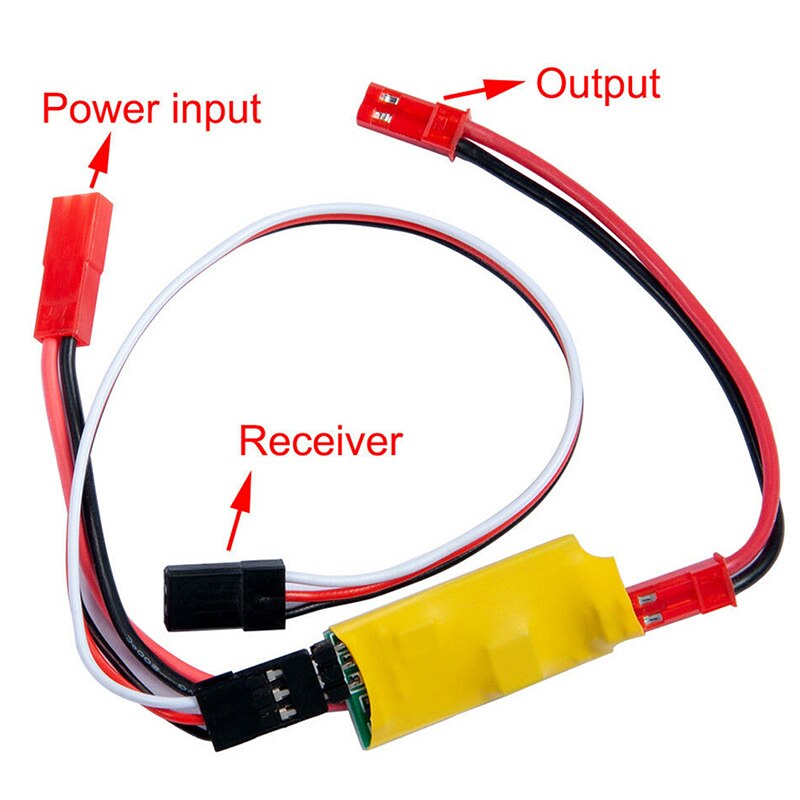 RC Receiver Lights Switch On/Off Control Electronic Switch for RC Planes Cars