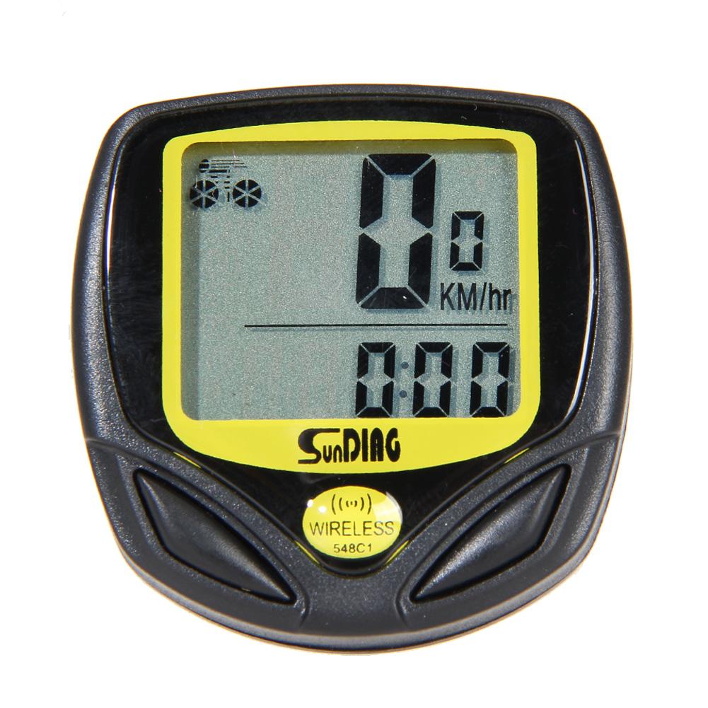 Waterproof 15 Function LCD Bike Bicycle Odometer Speedometer Cycling Speed Measuring Tool Outdoor Cycling Riding Accessories: 09