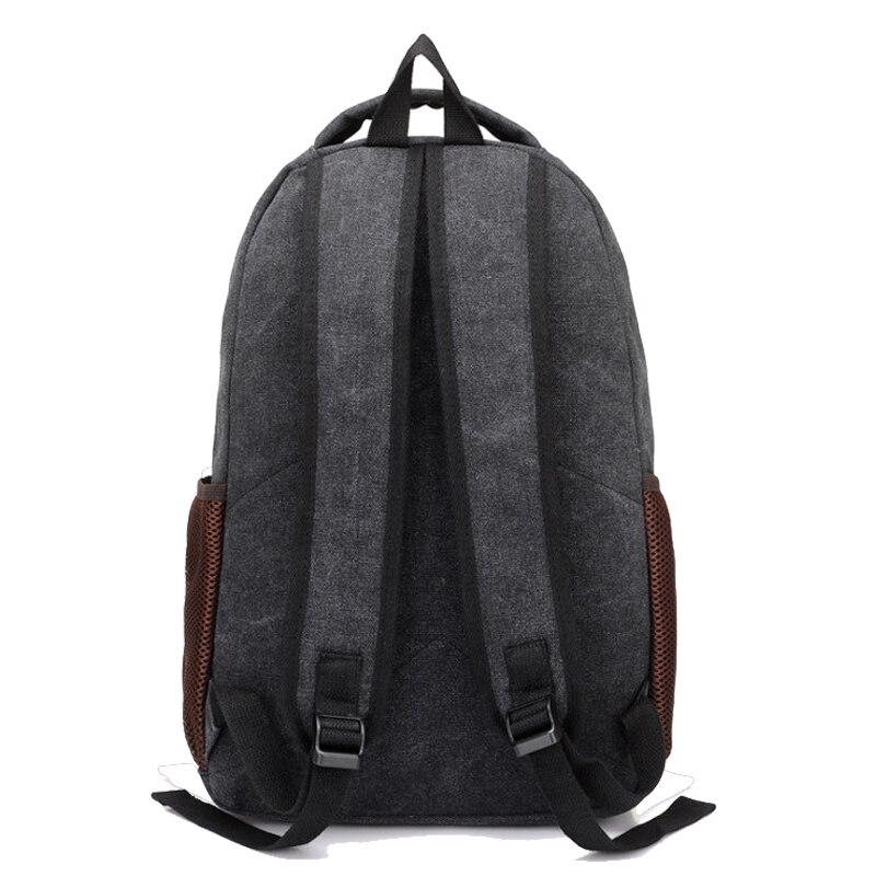 Chuwanglin Casual Canvas Mannelijke Rugzak Mannen Schooltassen 14 Inch Laptop Rugzakken Mode Reistassen Mochila Hombre A6811