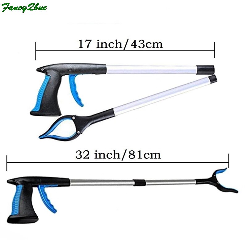 Foldable Litter Reachers Pickers Pick Up Tools Gripper Extender Grabber Picker Collapsible Garbage Pick Up Tool Grabbers