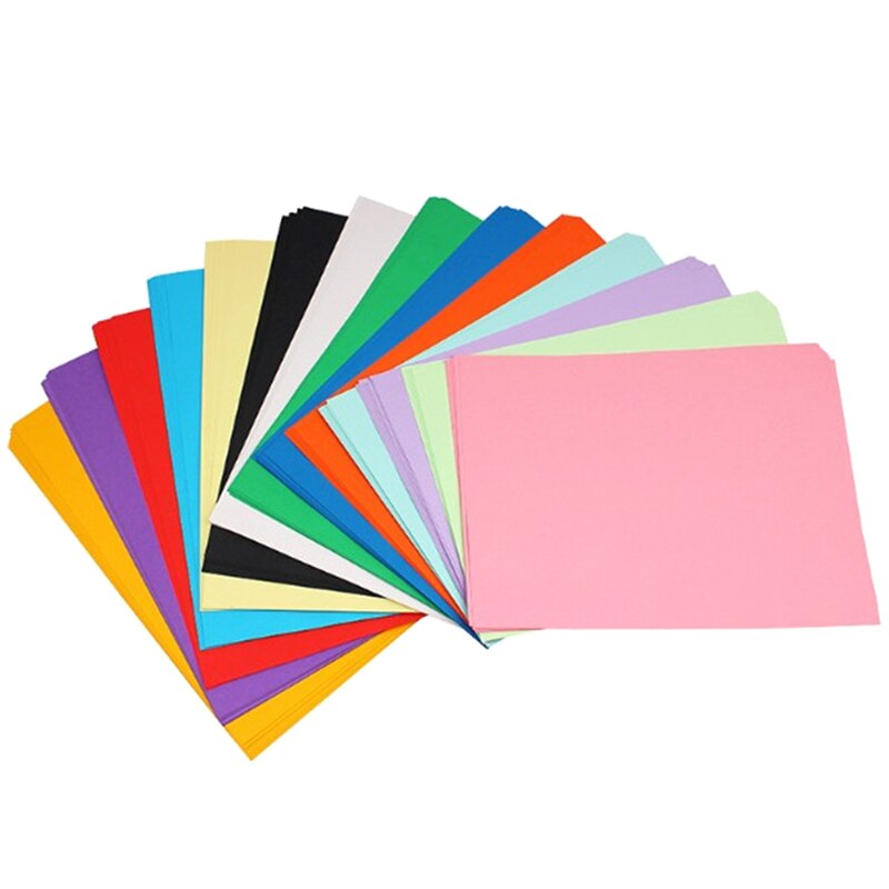 100 couleur copie papier 180G A4 imprimer copie papier transfert papier dessin papier fournitures de bureau couleur papier