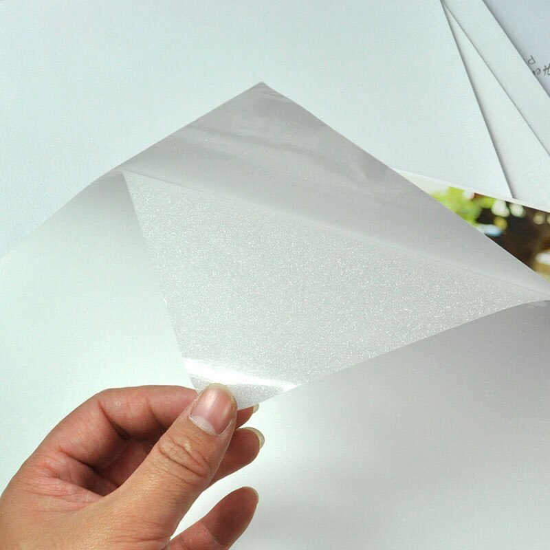 100 Sheets / Pack 50 MIC, A4 Plastic Film, Plastic Film, Information Film, Photo Film, Plastic Film, Pet Photo File Card Picture