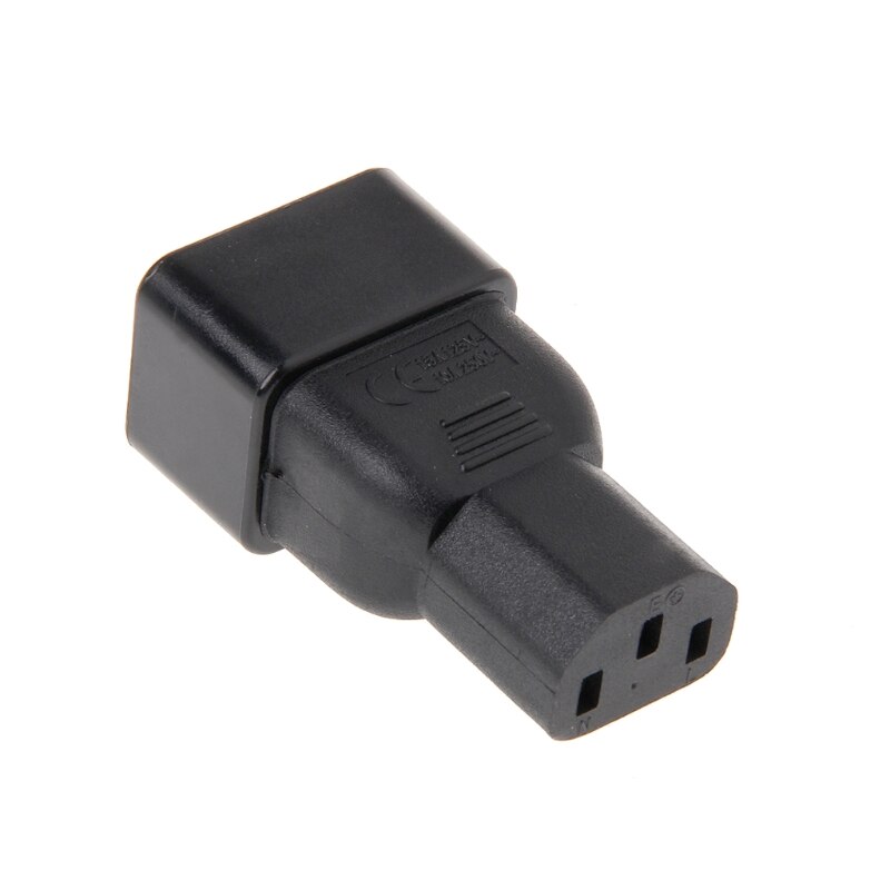 IEC 320 C20 3-Pin macho a C13 3-Pin hembra enchufe Adaptador convertidor de fuente de alimentación B85B