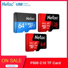 Netac klasse 10 32gb 64gb 256 gb micro sd-kaart 16gb 128gb 32 64 gb tf-kaart gegevensopslag flash-geheugenkaart voor smartphone-telefoon