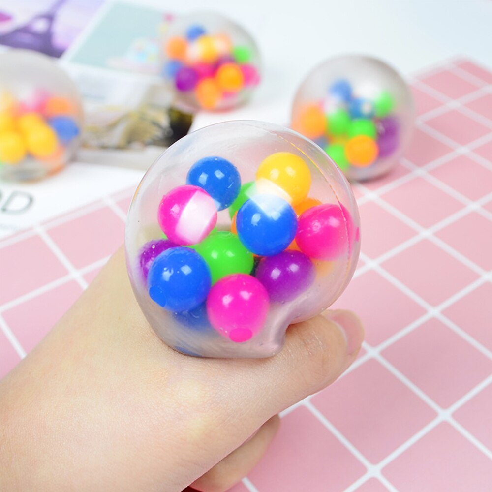 freundlicher Spielzeug lustige Neue ungiftig Farbe Sensorischen Druck Ball Spielzeug Angst Linderung betonen Spielzeug Erwachsene Büro betonen Zappeln bunte Spielzeug
