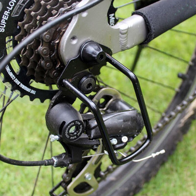 Fahrrad Hinten Getriebe Einstellbare Stahl Schwarz Fahrrad Mountainbike Hinten Getriebe Schaltwerk Kette Bleiben Wache Protec Schaltwerksschutz