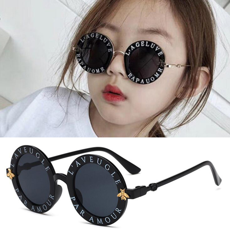 Steampunk Cartoon Kinderen Zonnebril Jongens Meisjes Luxe Vintage Kinderen Zonnebril Ronde Zonnebril Oculos Feminino Accessoires