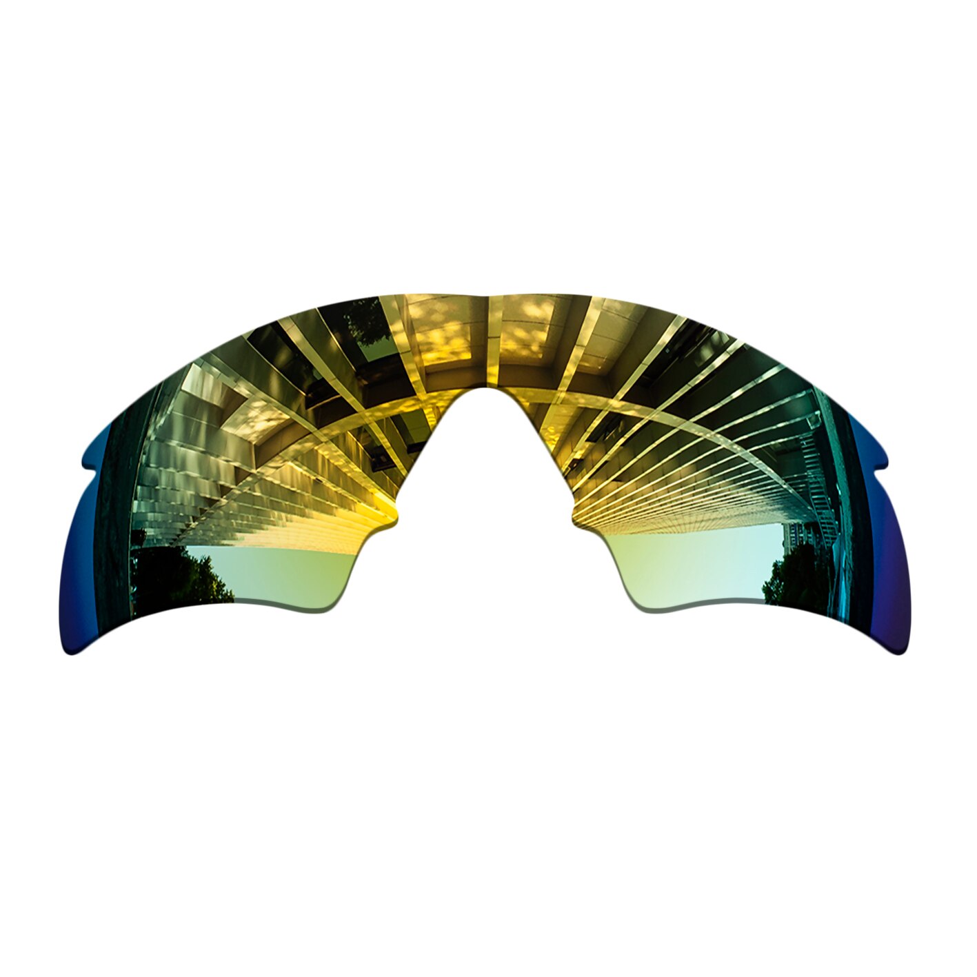 Gepolariseerde Vervanging Lense Voor-Oakley M Frame Hybrid Zonnebril Frame True Kleur Mirrored Coating-Opties: Yellow