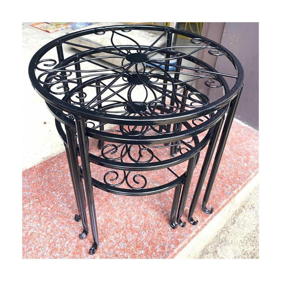 1 szt Metalowy uchwyt na doniczkę Wytrzymały żeliwny stojak na rośliny Wysoki uchwyt na doniczkę w stylu vintage Roślina wewnętrzna na zewnątrz