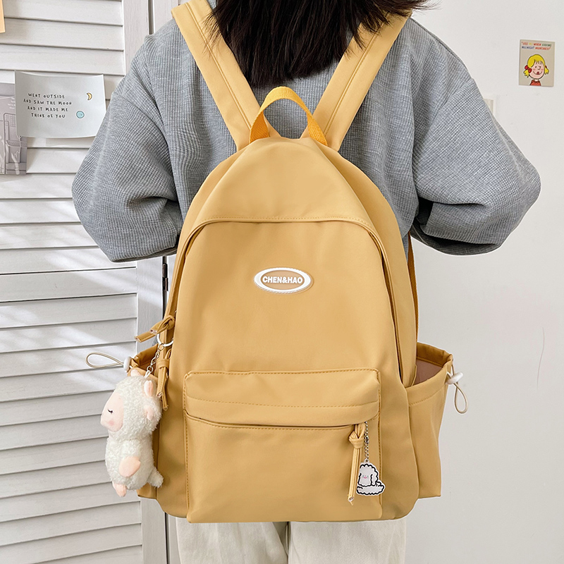 Kobiety plecak nastoletnie dziewczyny Kawaii nylon tornister kobiet student torba na ramię tornister koreańnarty styl stałe Bagpack książka Mochila