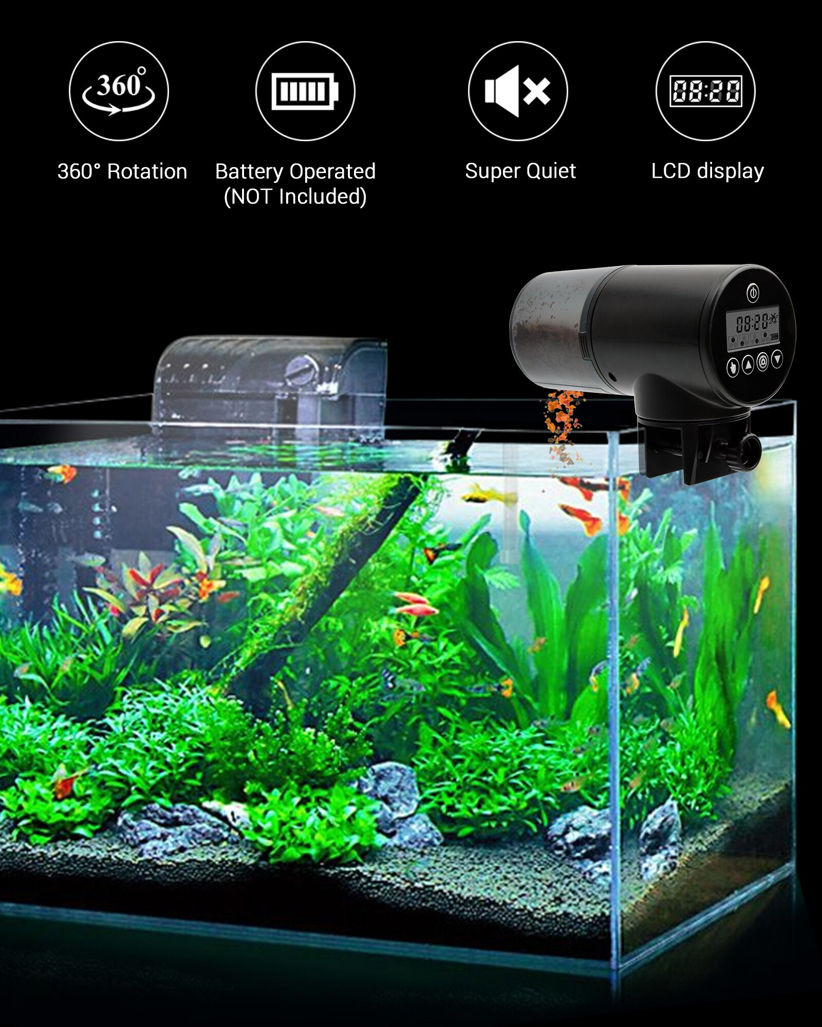 Timming Fish Nicrew Automatische Vis Feeder Programmeerbare Ele... – Vicedeal